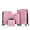 Dexmalle 4-piece ABS lightweight suitcase - 2 of 4