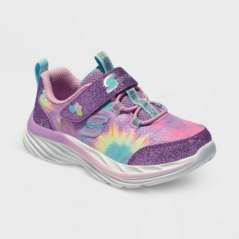 S Sport Skechers Toddler Girls' Abie Tie-dye Performance Sneakers - Lavender :