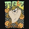 Girl's Looney Tunes Groovy Taz T-Shirt - 2 of 4