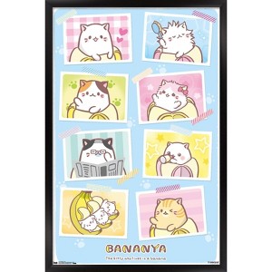 Trends International Bananya - Grid Framed Wall Poster Prints - 1 of 4