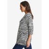 Jessica London Stretch Cotton Boatneck Tunic - 4 of 4