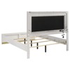 Coaster Home Furnishings Caraway Queen Bed with LED Headboard White and Grey - 3 of 4