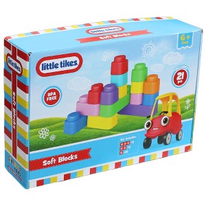Little Tikes: Soft Blocks - 21 Piece Set, Safe Stacking Toys for Teething Babies - 1 of 4