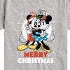Boys' - Disney - Merry Christmas Mickey And Minnie Short Sleeve Graphic T-Shirt - 2 of 4