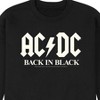 Men's - AC/DC - Glow In The Dark Graphic Fleece Sweatshirt - 2 of 4