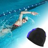 Unique Bargains Elasticity Swim Cap 5.91"x9.25" 1 Pc - 2 of 4