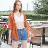Anna-Kaci Women's Short Embroidered Lace Duster Crop Cardigan with Half Sleeves - 2 of 4
