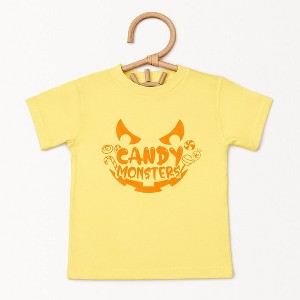 The Juniper Shop Candy Monster Puff Print Toddler Short Sleeve Tee - 1 of 3