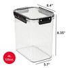 SharpChef Airtight Food Storage Container with Easy locking lids, Date Indicator, Leakproof, Kitchen Pantry Organization and Storage, BPA-Free - 4 of 4