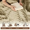 White Warm Blanket with Breathable and Soft for Couch and Bed - 2 of 4