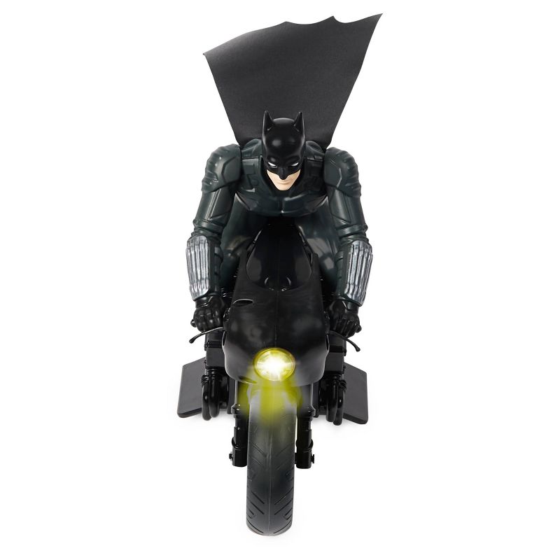 DC Comics The Batman Batcycle RC with Batman Rider, 5 of 13