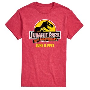 Men's - Jurassic Park - 30Th Logo Short Sleeve Graphic T-Shirt - 1 of 4