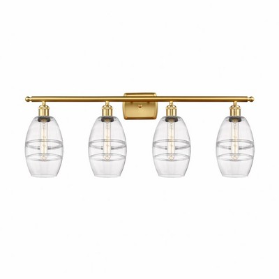 Vaz - 4 Light Bath Vanity In Industrial Style-9.13 Inches Tall and 35.88 Inches Wide