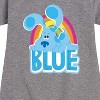- Blue's Clues & You! - Blue Graphic Short Sleeve Fleece Dress - 2 of 4