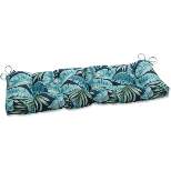Outdoor/Indoor Blown Bench Cushion Tortola Midnight Blue - Pillow Perfect