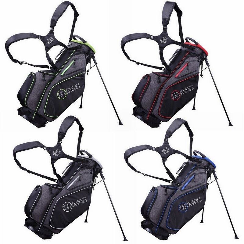 Ram Golf Premium Tour Golf Stand/Carry Bag, 1 of 6