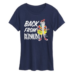 Women's - Disney - Straight Outta Bermuda Short Sleeve Graphic T-Shirt - 1 of 4