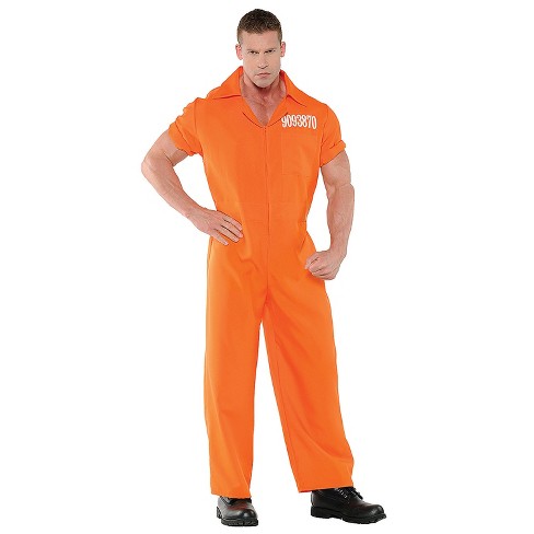 Underwraps Costumes Mens Convicted Costume - One Size Fits Most