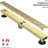 Linear Shower Drain - C06 Brushed Gold - 36 Inches - 3 of 4