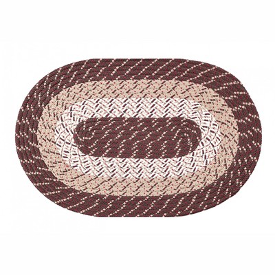 Better Trends Chenille Tweed Braided Rug 30x50 Dove