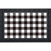 Briarwood Lane Everyday Doormat 30x18 Indoor Outdoor Black and White Check Doormat - 2 of 4