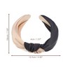 Unique Bargains Women's Top Knotted Fashion Elastic Wide Headband Pink Gray 1 Pc - 4 of 4