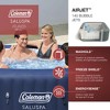 Coleman Atlantis AirJet Large Square 4 to 6 Person Inflatable Hot Tub Portable Outdoor Spa with 140 AirJets and EnergySense Cover, Blue - 4 of 4