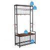 TOBILI Garage Sports Equipment Organizer System Ball Gear Basketball Racks for Balls, Ball Holder with Baskets - 4 of 4