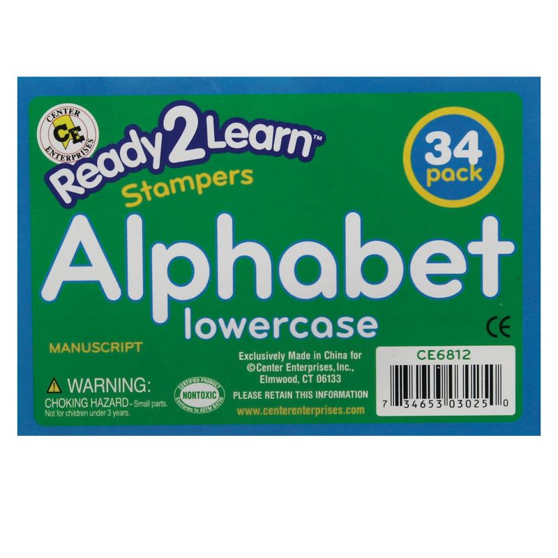 Ready 2 Learn Alphabet Stamps, Lowercase, Small, Set of 34, 2 of 4