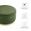 Modway Tilden Large 29 in. Round Performance Velvet Upholstered Ottoman - 4 of 4