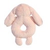 ebba Small Ring Rattle Dewey Playful Baby Stuffed Animal Rose 6" - 4 of 4