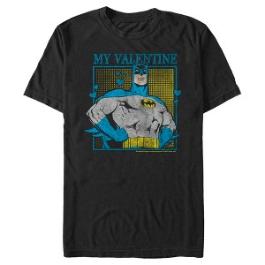Men's Batman My Valentine Distressed T-Shirt - 1 of 4