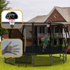 HFYee 12/14/16FT Kids Adventure Trampoline Safety Enclosure & Ladder for Outdoor Play for Ages 6-12 - 3 of 4
