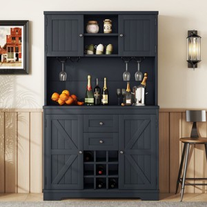 Modern Sideboard Buffet With Storage, Coffee Bar Cabinet With Adjustable Shelves And Drawers, Sideboard Buffet Cabinet-Cuddlewood - 1 of 4