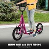 Costway Kick Scooter Carbon Steel Frame W/12'' Air Filled Wheel Youth Kids - 4 of 4
