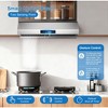 RAPSUAR Smart 30-Inch Range Hood - 1100 CFM with Gesture & Touch Control, Built-in Timer & LED Lights - 3 of 4