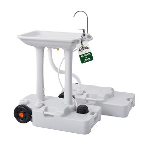 Hike Crew XL Portable Sink & Waste Tank - XL Washing Station with 8 Gal Capacity & 10 Gal Waste Tank - 1 of 4