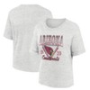 NFL Arizona Cardinals Women's Oatmeal Heather Rolled Sleeve T-Shirt - 3 of 3