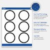 Avery Printable Round Labels, Double Black Border, 3" Diameter, Matte White Round Labels, Permanent, Laser/Inkjet, 60ct, Great for Product Labels - 3 of 4