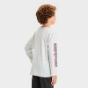 Boys' Spider-Man Long Sleeve Graphic T-Shirt - Beige - 3 of 4