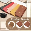 Unique Bargains PU Leather Portable Nail Buckle Soft Eyeglass Cases 2 Pcs - 3 of 4
