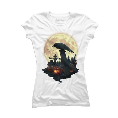 Junior's Design By Humans Halloween Theme By chriskar T-Shirt