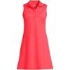 Lands' End Women's High Impact Sleeveless Polo Dress - 3 of 4