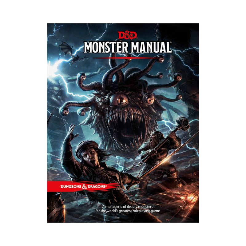 Dungeons &#38; Dragons Monster Manual (Core Rulebook, D&#38;d Roleplaying Game) - 5 Edition (Hardcover), 1 of 2