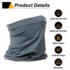 Unique Bargains Breathable Sun Protection Fishing Cycling Neck Gaiter Face Mask - 4 of 4