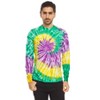 DARESAY Long Sleeve Tie Dye T-Shirt, For Men, Women And Teens (Up to 5XL) - 2 of 4