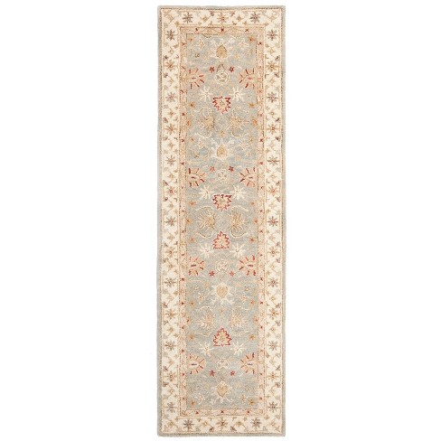 Antiquity At822 Hand Tufted Accent Rug - Grey Blue/beige - 2'3