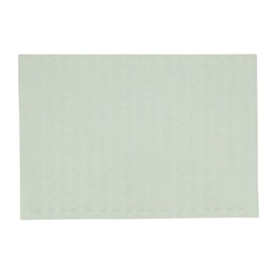 Blue Watercolor Chevron Polyester Rectangle Placemats, Set of 4