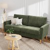 Vipbear 68" Sofa Fabric Couch,Comfy Loveseat with Spring Cushion, Solid Wood, Tool-Free Assembly - 3 of 4