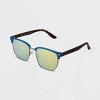 Men's Flat Top Sunglasses - Original Use™ Blue - 2 of 2